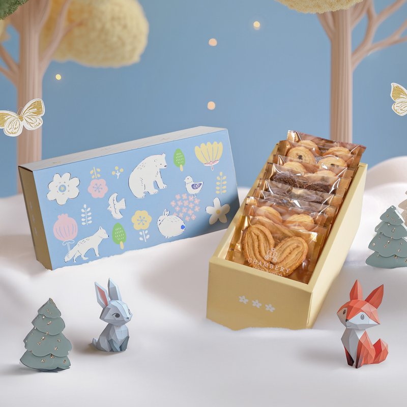 [Chamberly] Yoyo Forest Gift Box/Christmas Gift Box/Exchange Gift/Souvenir Gift/Spring Festival/New Year - Handmade Cookies - Fresh Ingredients 