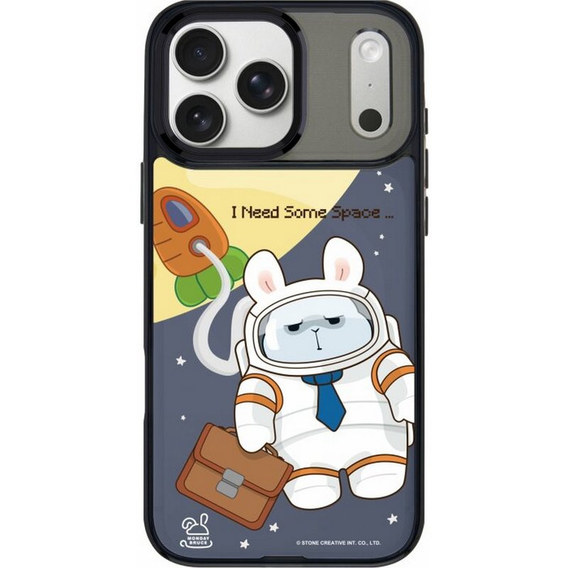 星期一的布魯斯 需要一些空間 iPhone17 透明/磁吸磁換式手機殻 - 手機殼/手機套 - 塑膠 多色