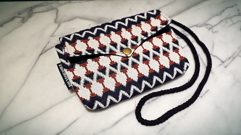 AMIN'S SHINY WORLD手工訂製民族粗針織波紋海鷗包 - 側背包/斜孭袋 - 棉．麻 多色