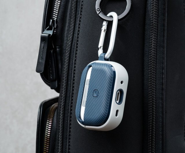 AirPods Pro 2 Clyde カラビナ付きスナップオンデュアル素材保護ケース