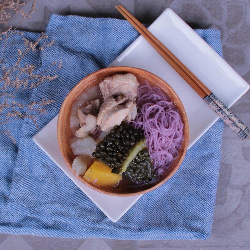 Purple wind dry noodle line - บะหมี่ - อาหารสด สีม่วง