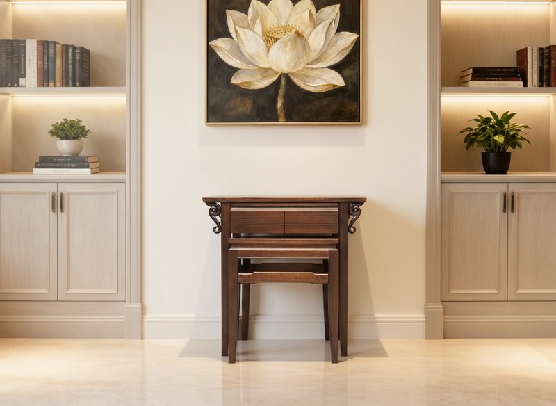 榫卯工藝製作現代小神桌  如意寶螺神桌/佛桌 - 其他家具 - 木頭 