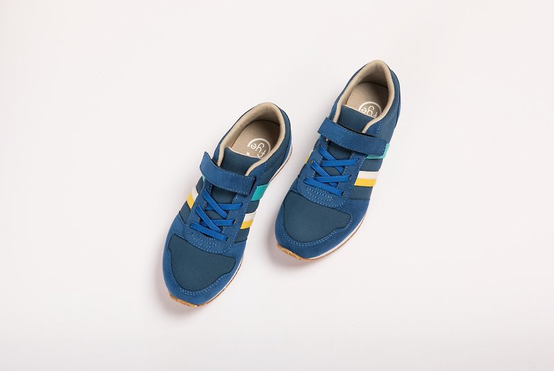 FYE Classic Children's Shoes Royal Blue Men and Women - รองเท้าเด็ก - วัสดุอีโค สีน้ำเงิน