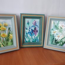 オリジナルの油絵。風景画。花の抽象絵画。 - ショップ AboutART