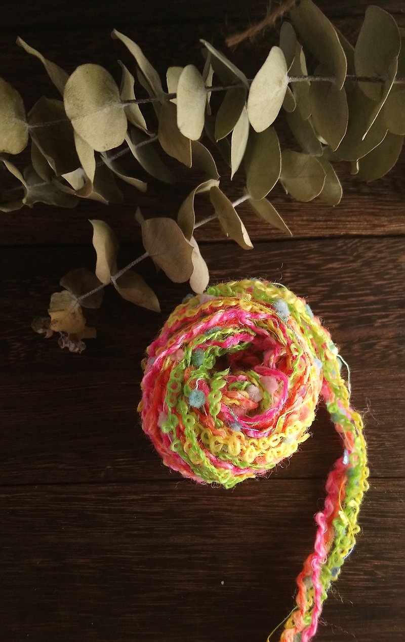 Draw yarn 1m - เย็บปัก/ถักทอ/ใยขนแกะ - เส้นใยสังเคราะห์ หลากหลายสี
