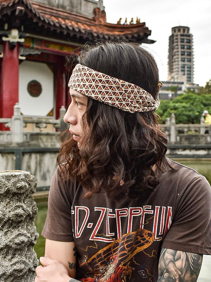 Indonesian Traditional Print Design Bandana Headscarf For men and women