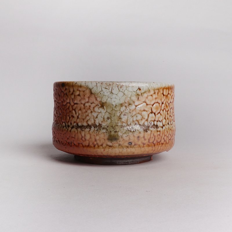 Ming bud kiln l Chai burning shrinking wild ash flow glaze tea bowl - Teapots & Teacups - Pottery Multicolor