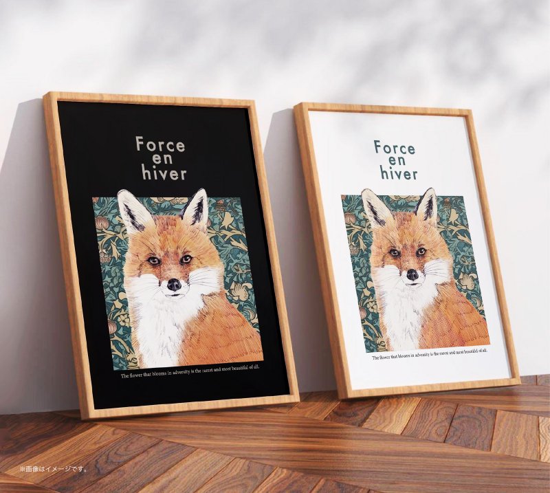 FOX /Original Poster / A4 or A3 size - 海報/掛畫/掛布 - 塑膠 白色