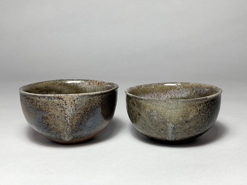 Ancient Jade - Wood-fired ancient jade color small tea cup set - Cups - Pottery 