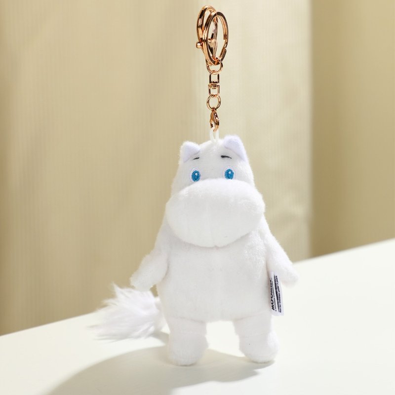 VIPO Lulumi (Moomin) soft plush keychain - ที่ห้อยกุญแจ - เส้นใยสังเคราะห์ ขาว