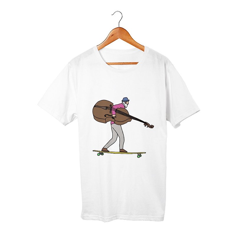 Old man #5 T-shirt - Men's T-Shirts & Tops - Cotton & Hemp White