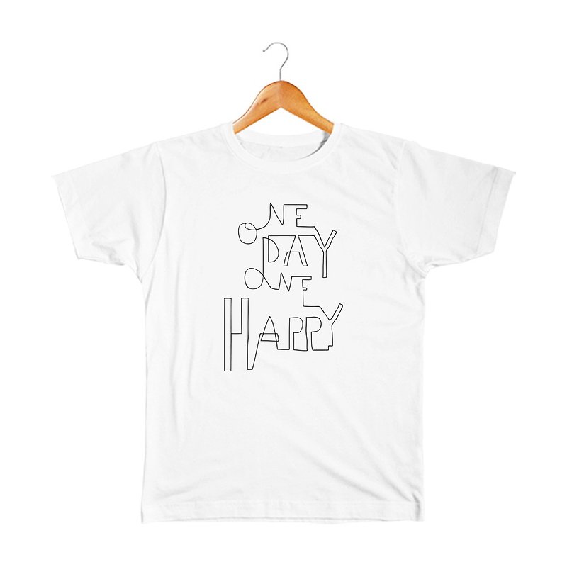 One day, One happy Kids T-shirt
