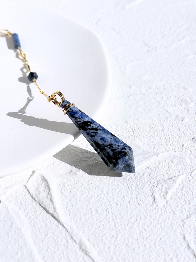 [Crystal Mine Pendulum] Stone/ Stone/Blue Stone/Design Pendulum - Charms - Crystal 