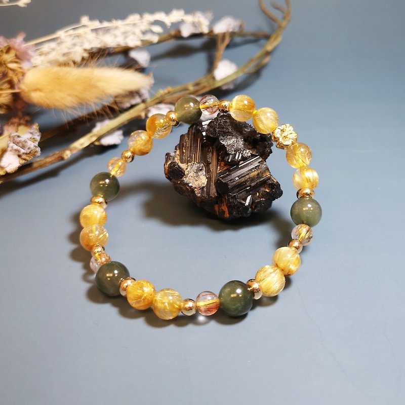 Rutilated bracelet - Bracelets - Crystal Orange