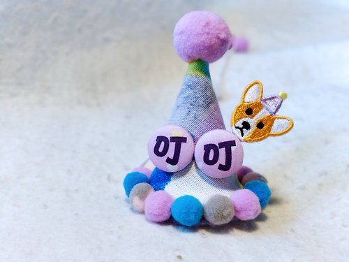 Unique Handmade HK Birthday star 哥基 生日之星 寵物生日帽