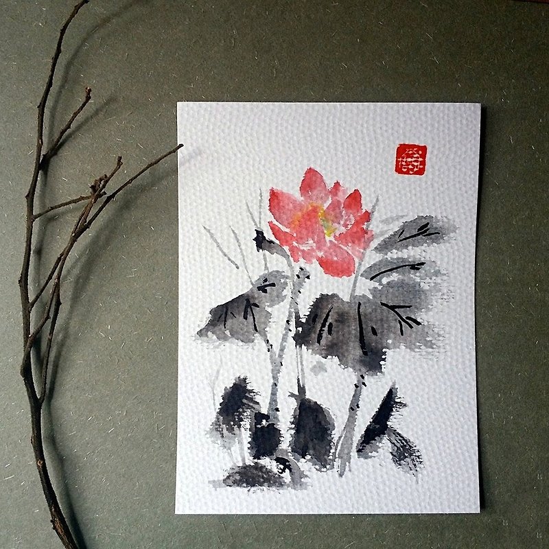 Chinese painting card/postcard(Original piece)
