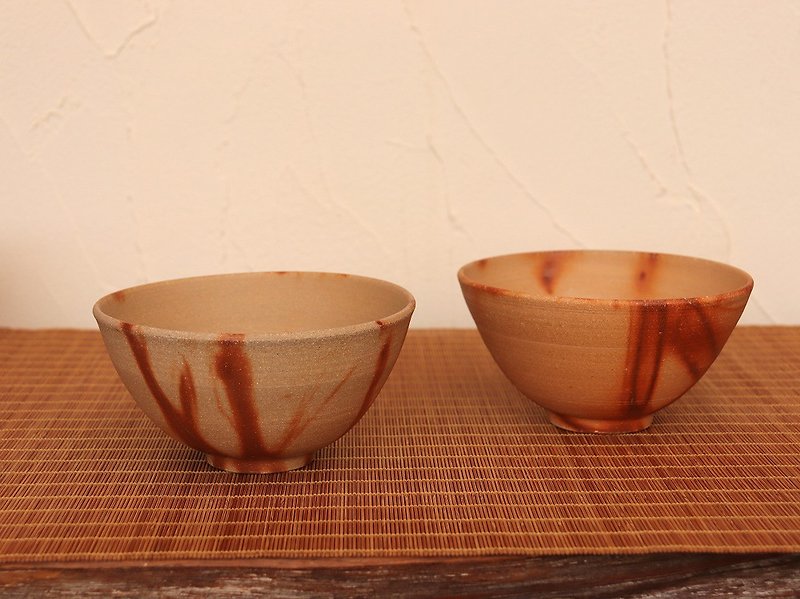 Bizengrill Bowl - Rin fold (medium) m2 - 022 - Bowls - Pottery Orange