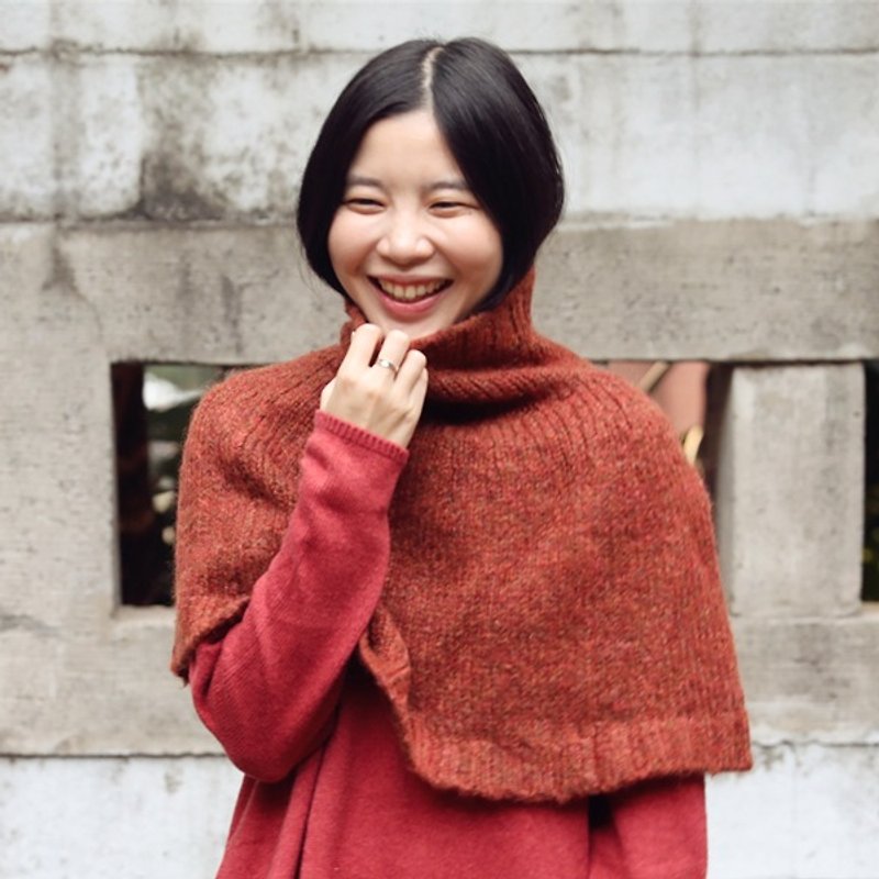 [Tip cloth for the concept of clothing] An embrace of mohair-blend shawl three-color - Other - Wool 