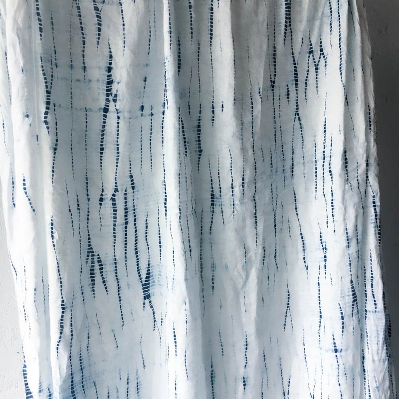 21-count linen 145*180cm indigo dyed - อื่นๆ - ผ้าฝ้าย/ผ้าลินิน 