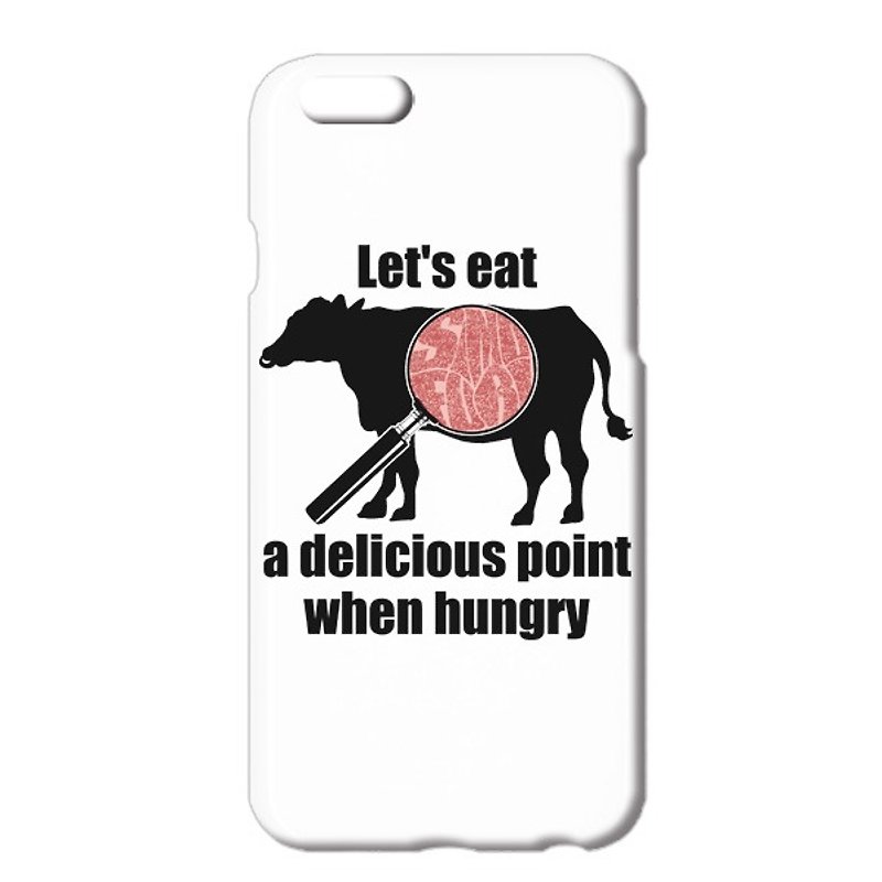 [IPhone Cases] Delicious points / beef - เคส/ซองมือถือ - พลาสติก ขาว