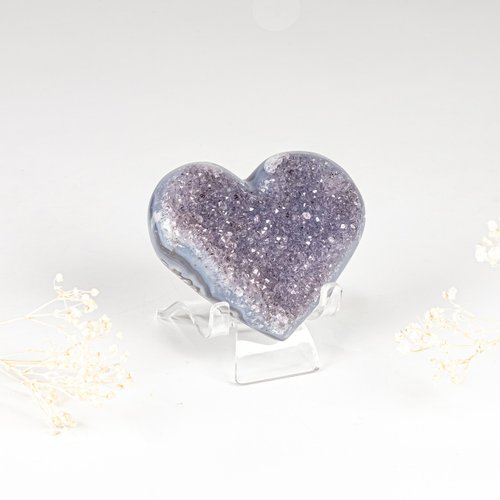 ウルグアイ産ドルジーアメジストハートクラスター 1260124 - ショップ