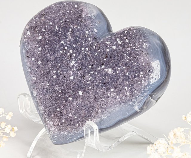 ウルグアイ産ドルジーアメジストハートクラスター 1260124 - ショップ
