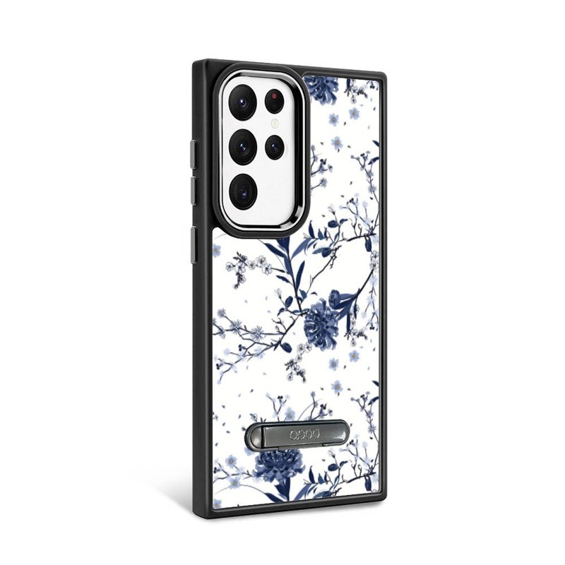 S24/S23系列 軍規防摔鋁合金鏡頭框立架手機殼-彼岸花 - 手機殼/手機套 - 其他材質 多色