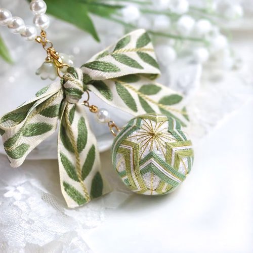 相縫手工設計館 手鞠球刺繡資料包手工DIY成品掛件節日禮物