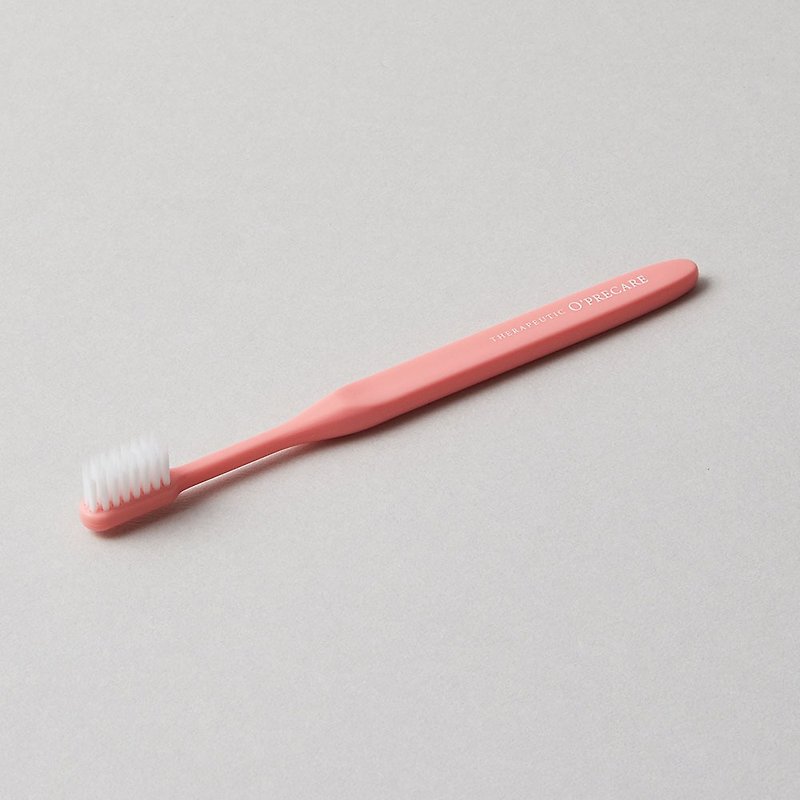 วัสดุอีโค แปรงสีฟัน - O'KIT double-layer soft bristle toothbrush peach powder