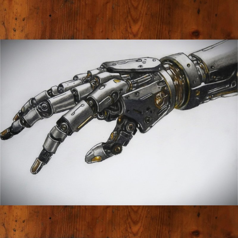 1.機械手畫(上架作品)  2.客製畫  3.縮時攝 - 似顏繪/客製畫 - 紙 灰色