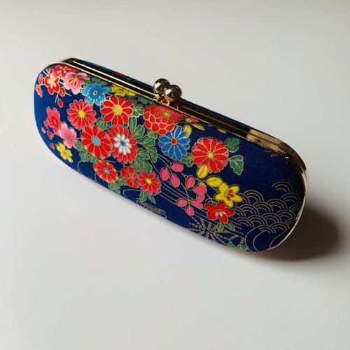 Bagel Baggo 日本燙金櫻花眼鏡盒/筆盒/首飾盒