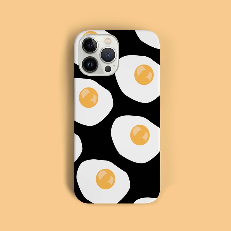 iPhone Samsung Egg/black Phone case - 手機殼/手機套 - 塑膠 黑色