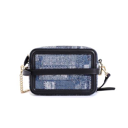 Minions Denim with Leather Shoulder Bag - Shop FION Messenger Bags & Sling  Bags - Pinkoi