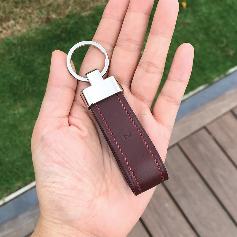 【Key Ring】Calf Collection | Everyday Carry | Handmade Leather in Hong Kong - Keychains - Genuine Leather Multicolor