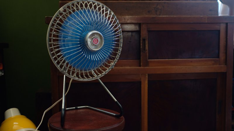 早期電器日本昭和松下電器F-20A1G中型電風扇 - 電風扇 - 其他金屬 銀色