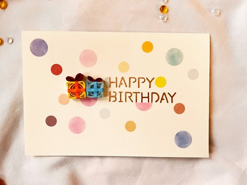 紙迷。Zhi Mi 手工捲紙卡片—生日快樂