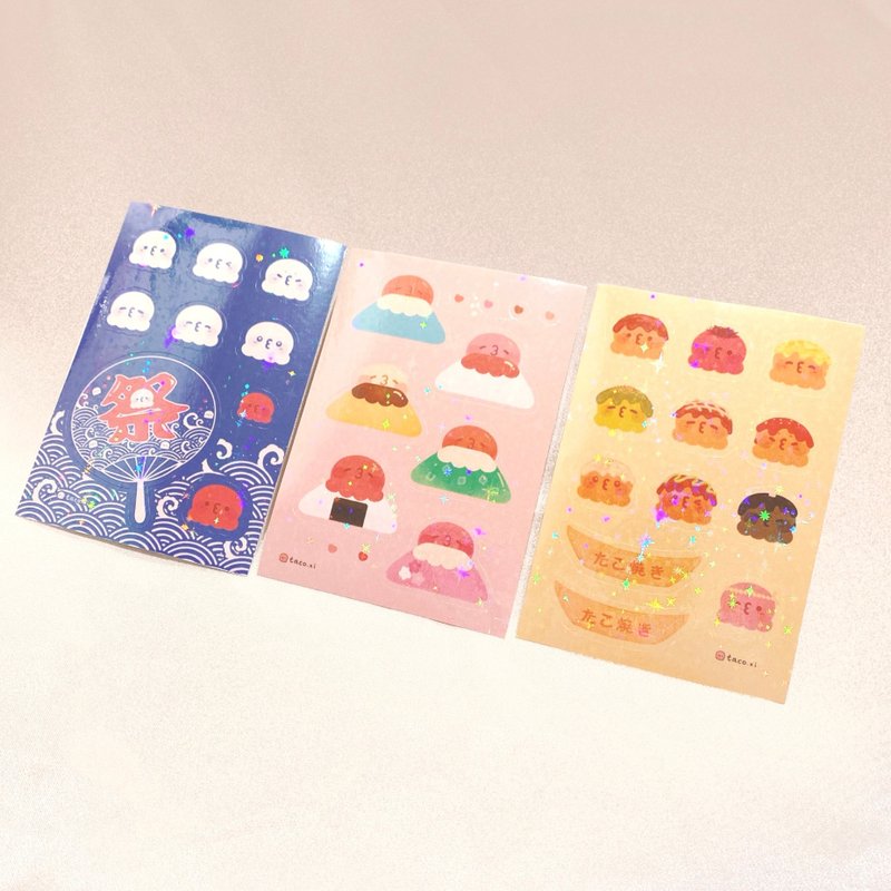 TACO Laser Stickers - Summer - Stickers - Paper Multicolor