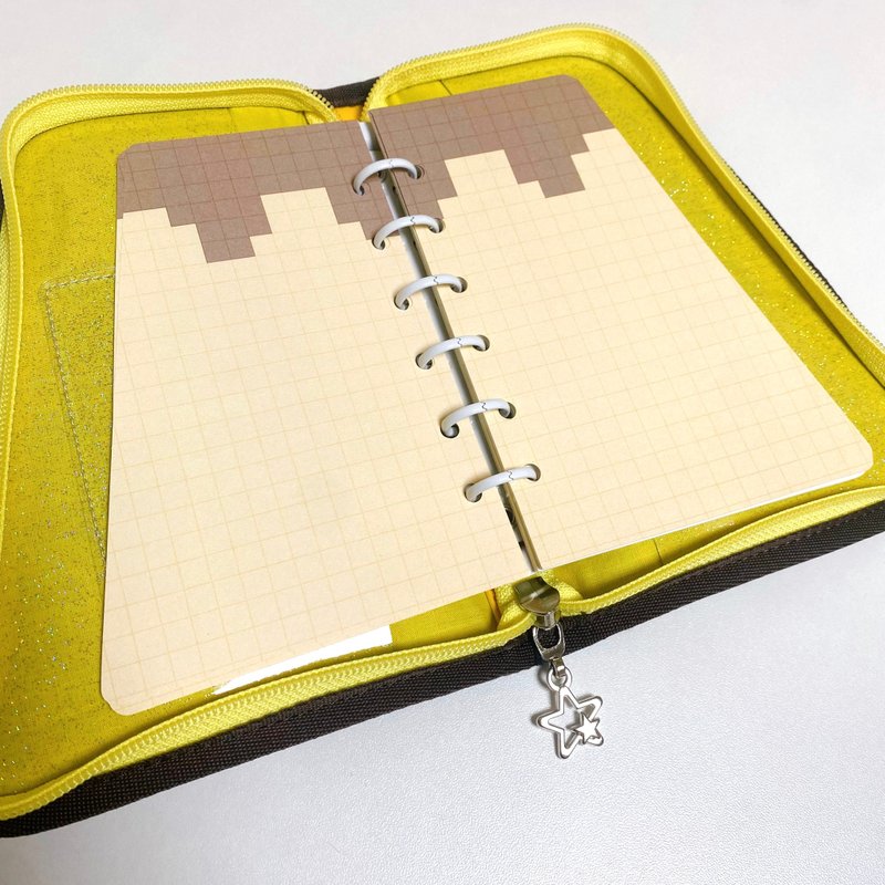 Pudding Diary Refill Inner Paper - Pudding Grid - Notebooks & Journals - Paper Yellow