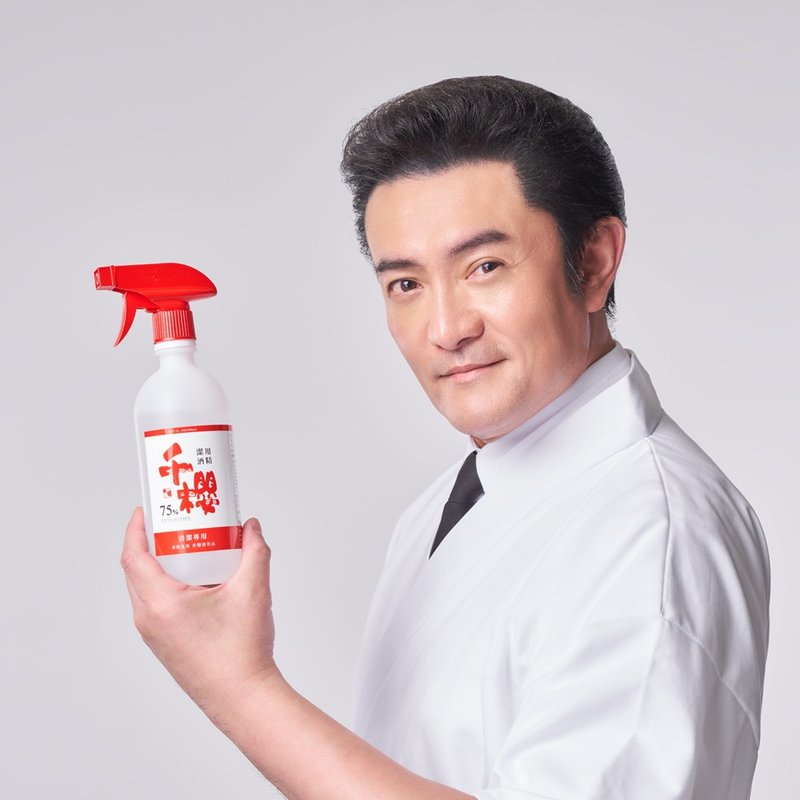 【李㼈指名推薦】千櫻75%食品級餐前潔用酒精 新裝版500ml 贈提袋 - 其他 - 其他材質 