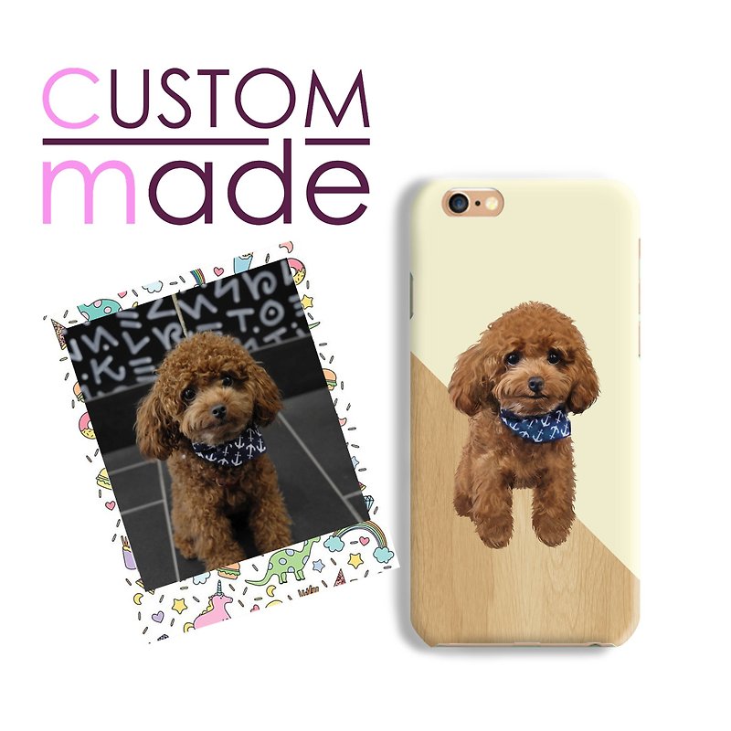 Personalised your pet photo to hard Phone Case Cover for iPhone Samsung LG HTC - เคส/ซองมือถือ - พลาสติก หลากหลายสี