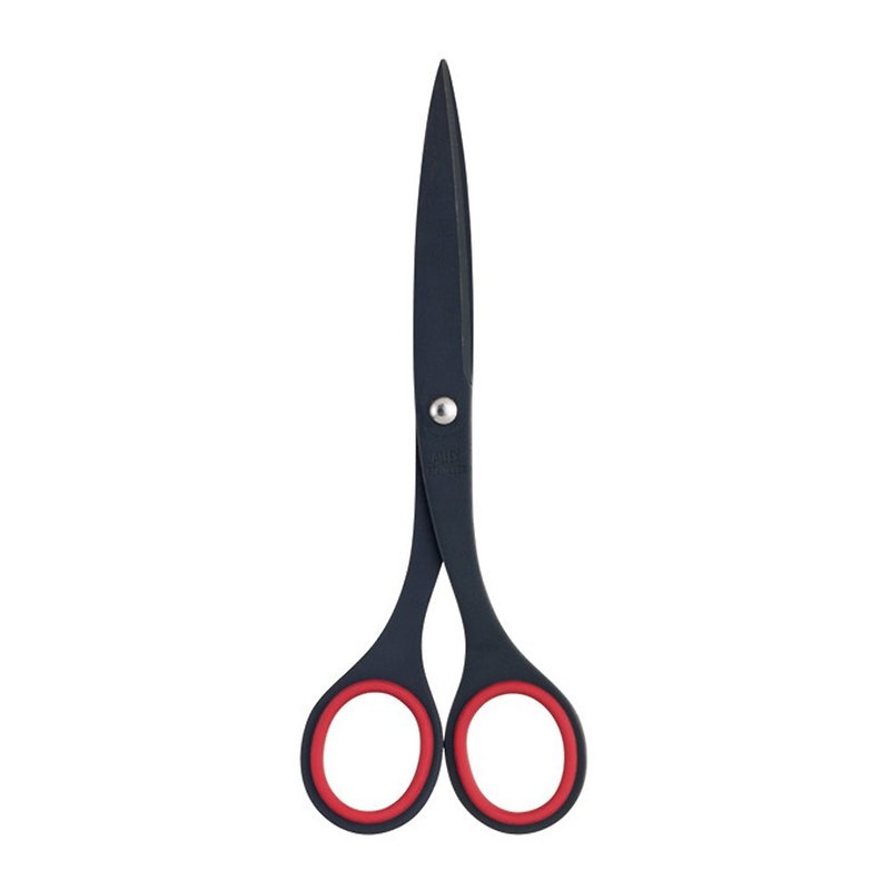 Lin blade thing very black blade non-adhesive scissors 165mm-red - Scissors & Letter Openers - Stainless Steel Red