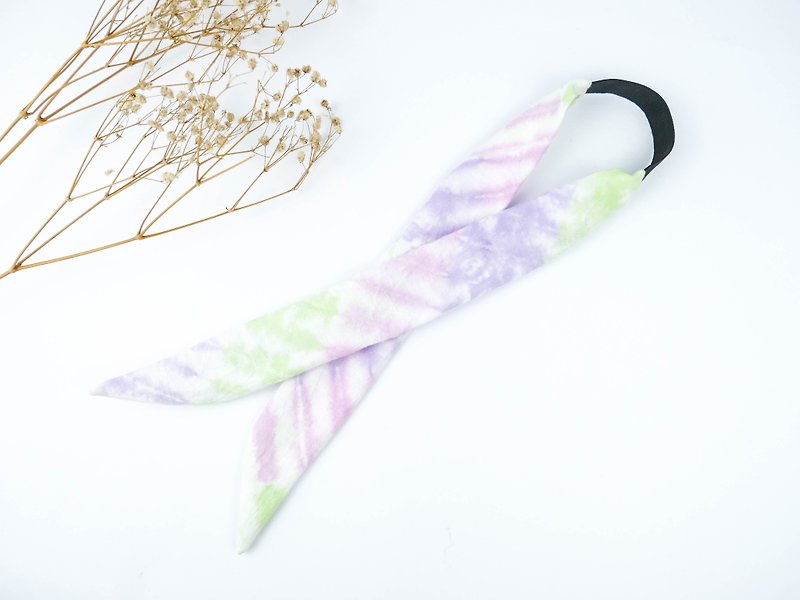 Tie dye/handmade/Headband/Elastic band :Sakura: - Hair Accessories - Cotton & Hemp Green