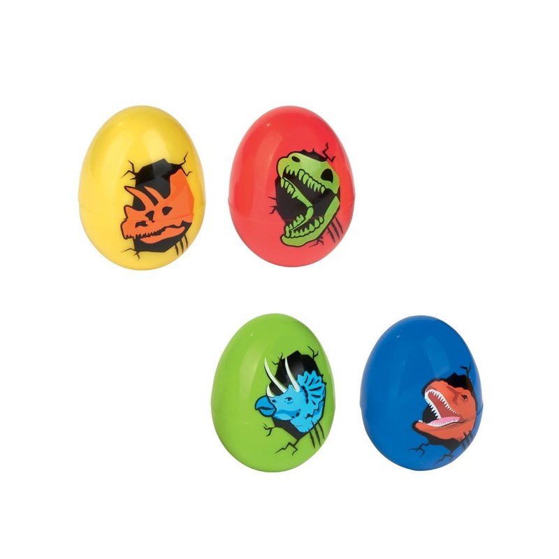 Little Archeology-Dinosaur Egg-Shaped Stamp Set - Stamps & Stamp Pads - Plastic 