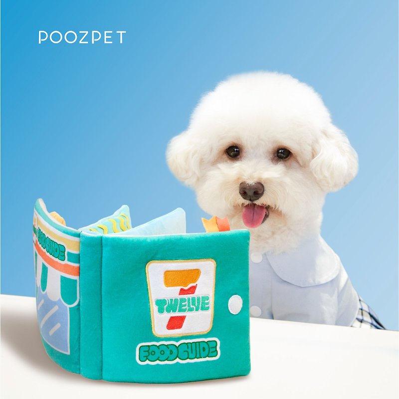 712 Food Guide Sniffing Book POOZPET Flutter Dog Puzzle IQ Tibetan Food Toy Christmas Surprise - Pet Toys - Polyester 