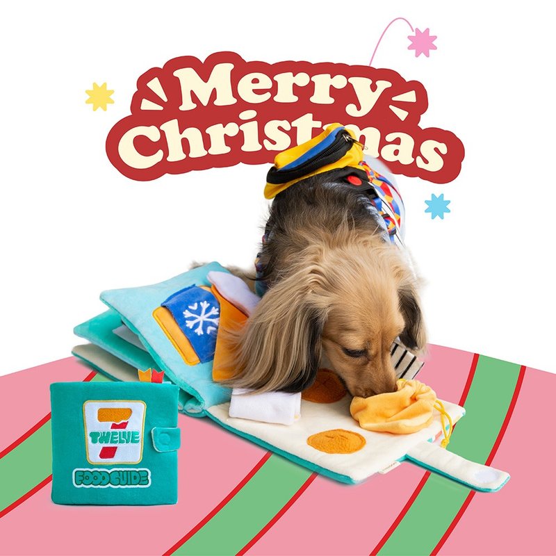 712 Food Guide Sniffing Book POOZPET Dog Educational Food Hiding Toys to Relieve Boredom and Leak Food - ของเล่นสัตว์ - เส้นใยสังเคราะห์ 