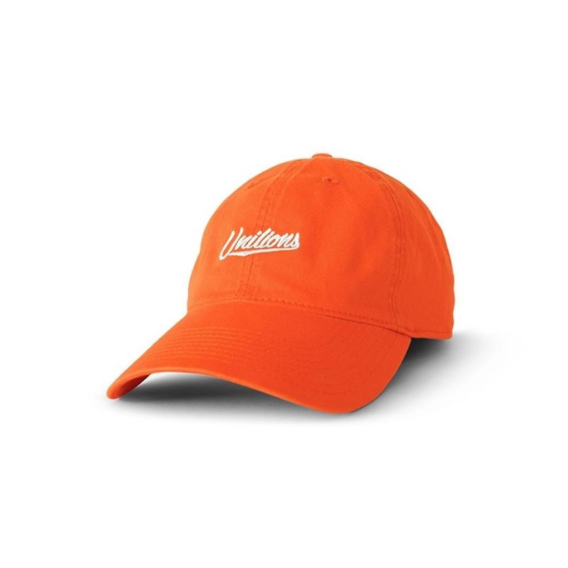UNILIONS 2018 Logo Baseball Cap / 草寫Logo棒球帽 (橘) - 帽子 - 棉．麻 