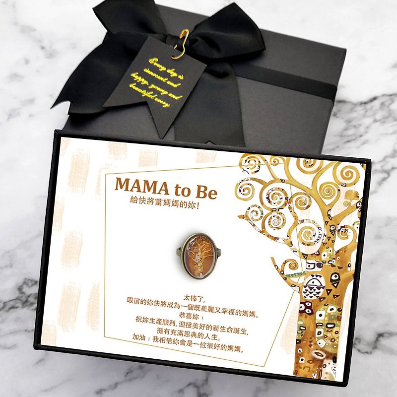 【Mother&#x27;s Day Gift】 For Mom To Be ~Scarf+Scarf Ring+Greeting card with gift box