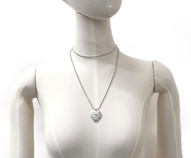 美品　Tiffany & Co. シルバー　ボールネックレス　リターントゥ 美品Tiffany & Co. シルバーボールネックレスリターントゥ
