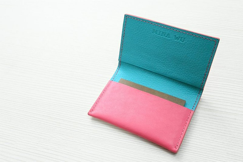 KAKU handmade leather customized customized business card holder card holder - ที่เก็บนามบัตร - หนังแท้ 