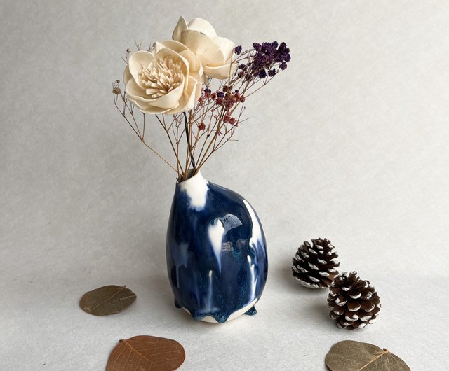 花入 花瓶 陶芸 手作り陶器 - ショップ ツーもち-陶磁器 花瓶・植木鉢 - Pinkoi
